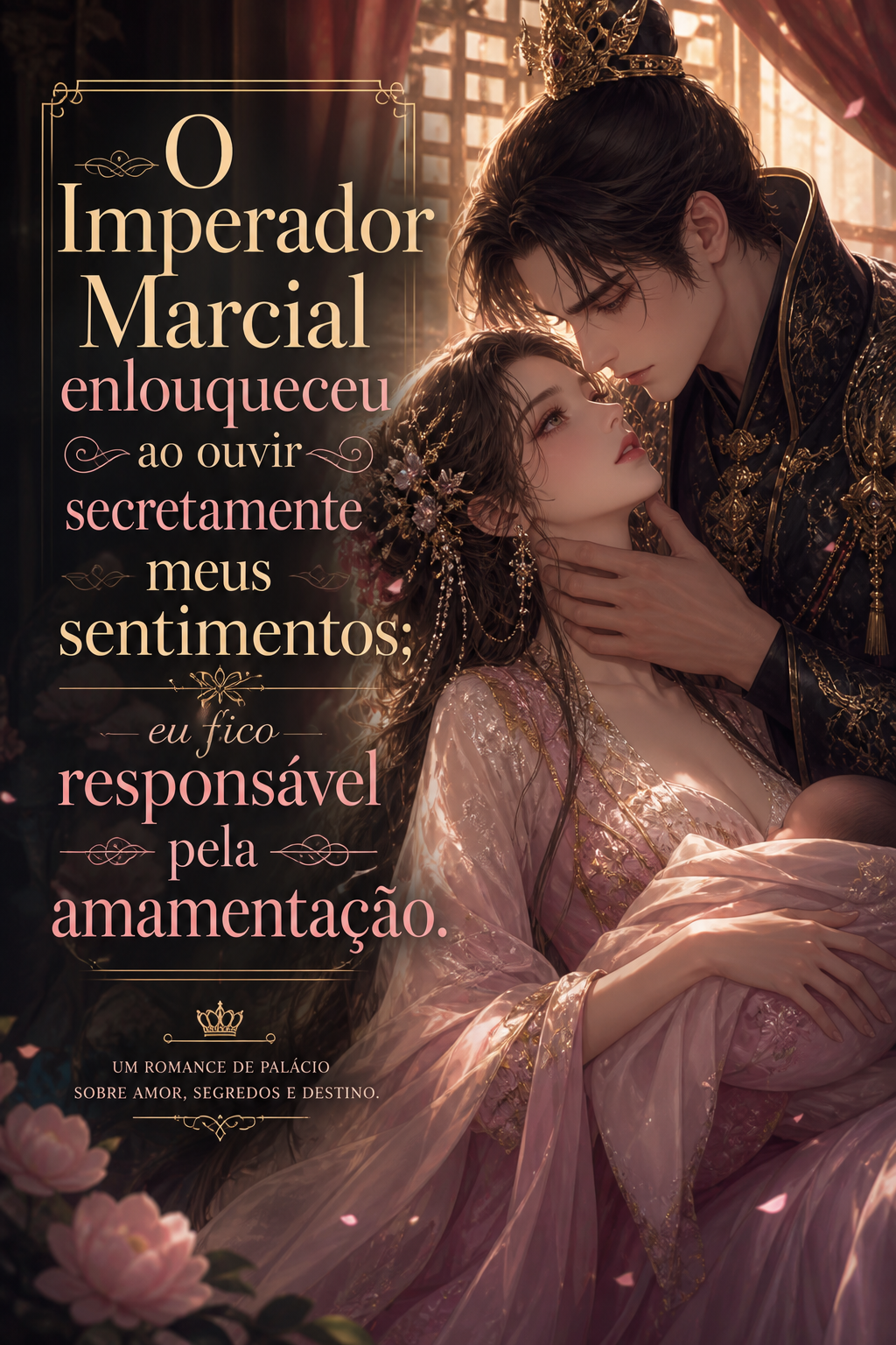 O Imperador Marcial enlouqueceu ao ouvir secretamente meus sentimentos; eu fico responsável pela amamentação.